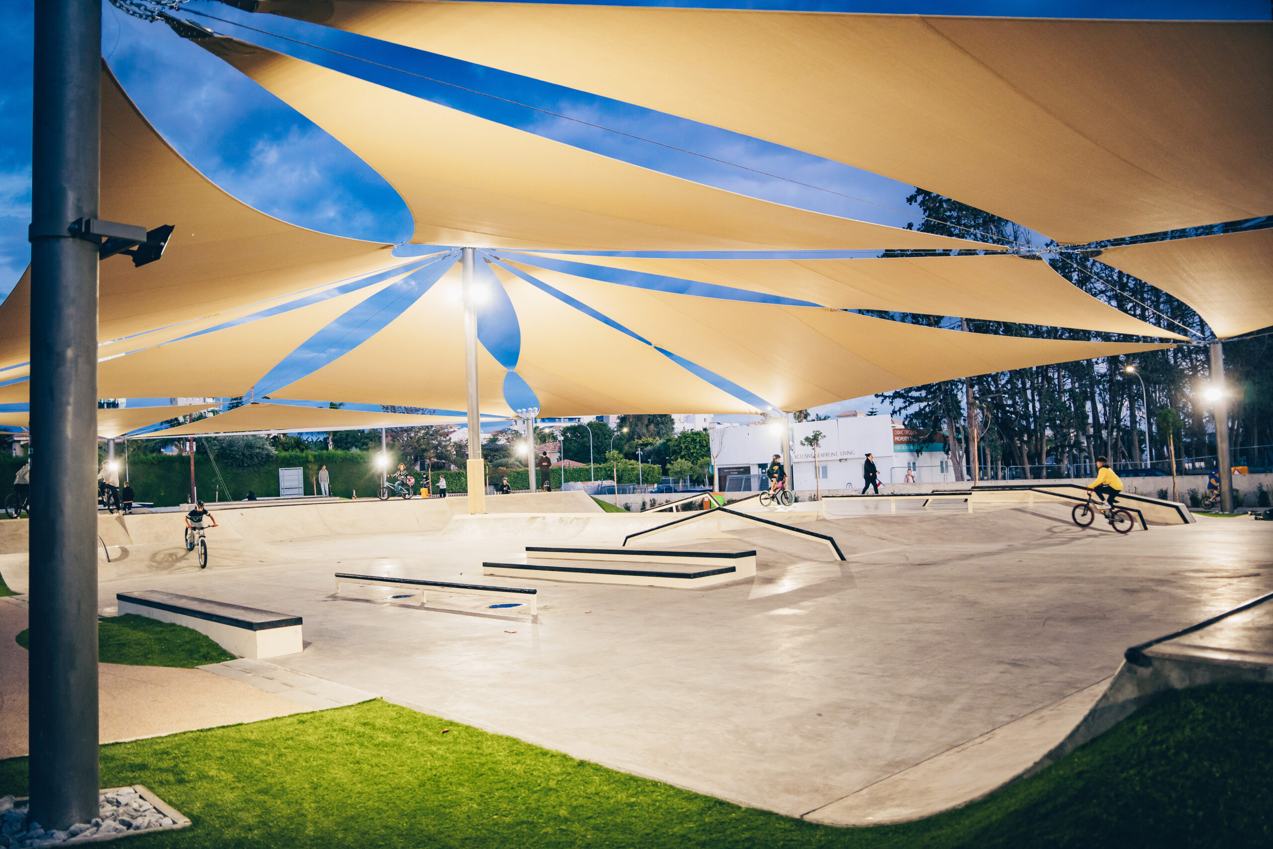 City Skate Park ramps Germasogeia