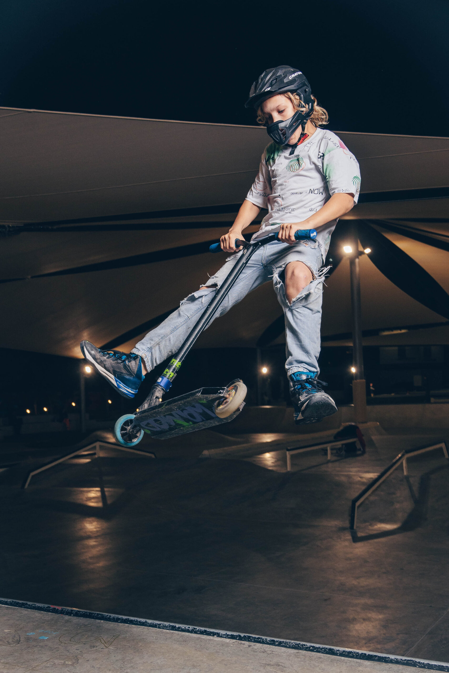 Skaters at City Skate Park
